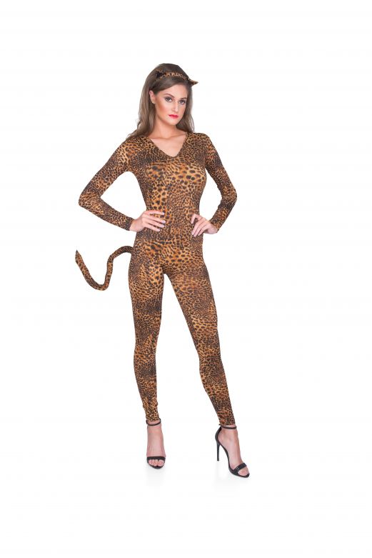 Snow Leopard Cat Suit