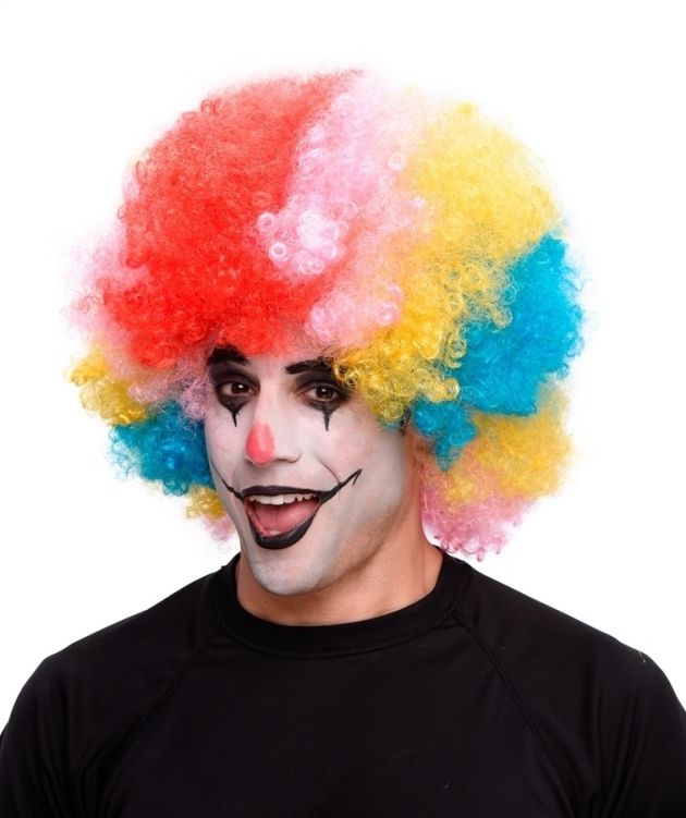 Kleuren Clown Afro