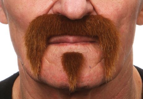 mustache Harley light brown