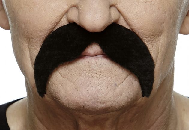 Mustache Wally Black