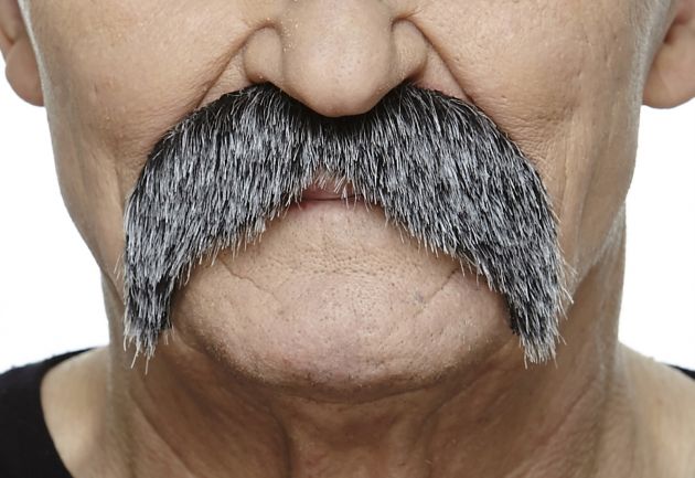 Mustache Wally Dark grey
