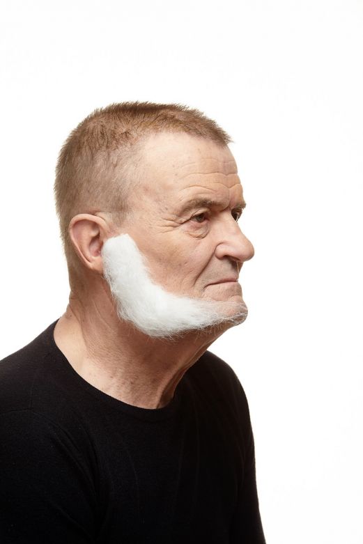 Sideburns Mark White