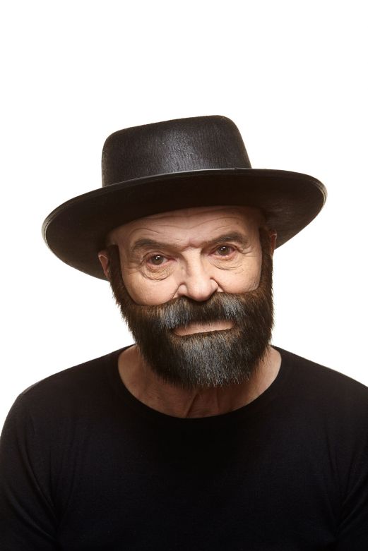 Mustache with Beard Fabian Dark Brown