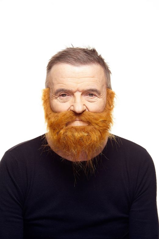 Mustache with Beard Onno Red