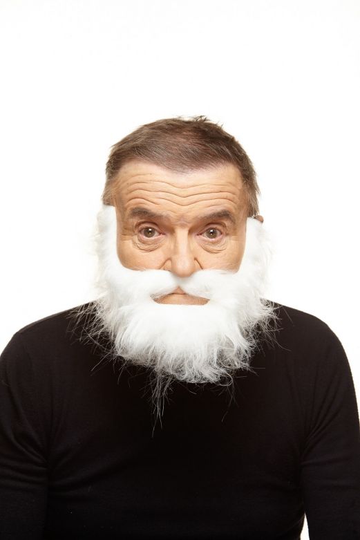 Mustache with Beard Onno White