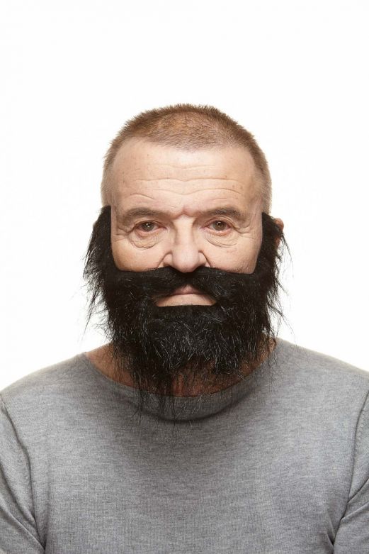 Mustache with Beard Onno Black