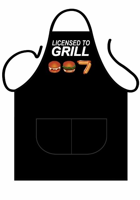 BBQ Schort Deluxe - Licensed to Grill / One-size