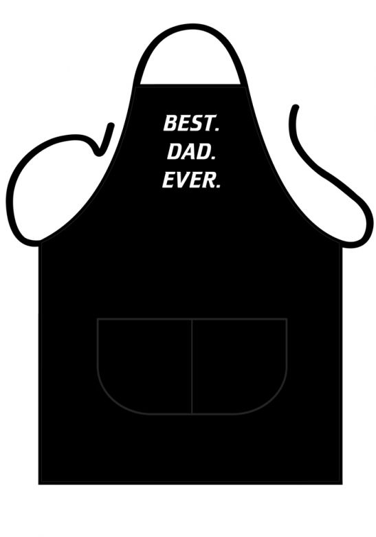 BBQ Schort Deluxe - Best Dad Ever / One-size
