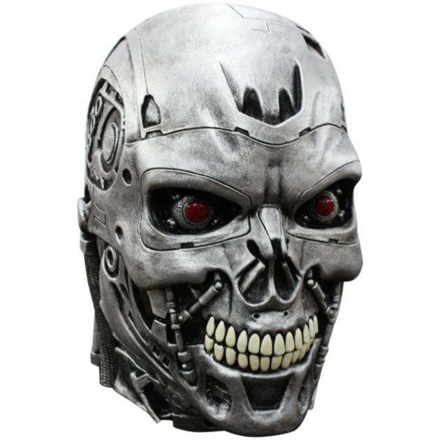Volledig Hoofdmasker - Terminator: Endoskull Deluxe / One-size