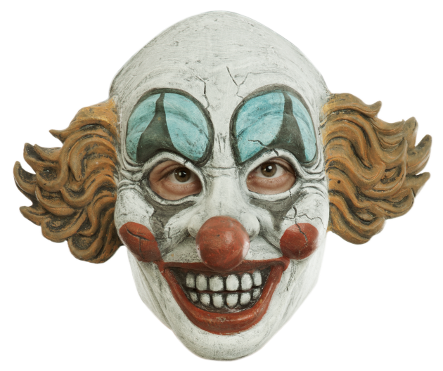 Volledig Hoofdmasker - Vintage Clown / One-size