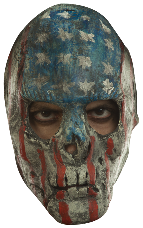 Volledig Hoofdmasker - Scary Patriot / One-size