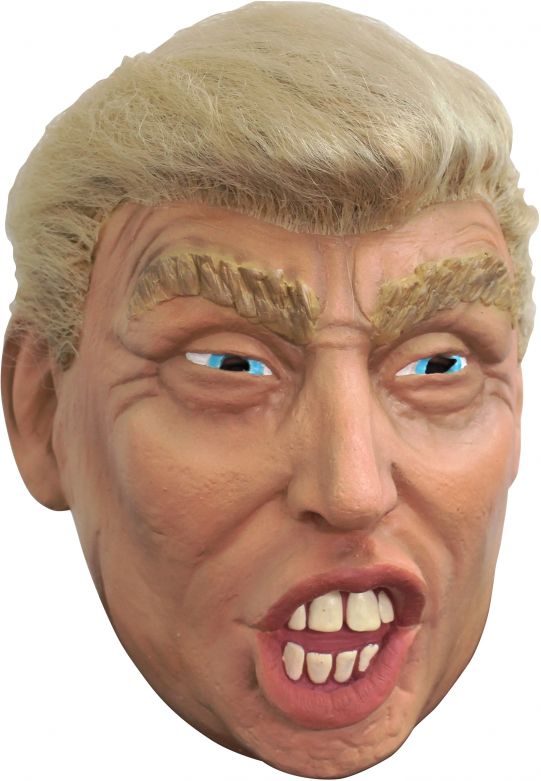 Volledig Hoofdmasker - Trump with hair / One-size