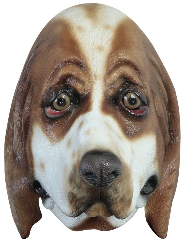 Volledig Hoofdmasker - Basset hound / One-size