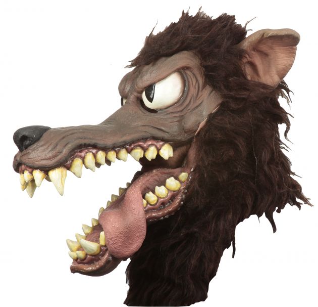 Volledig Hoofdmasker - The Big Bad Wolf / One-size