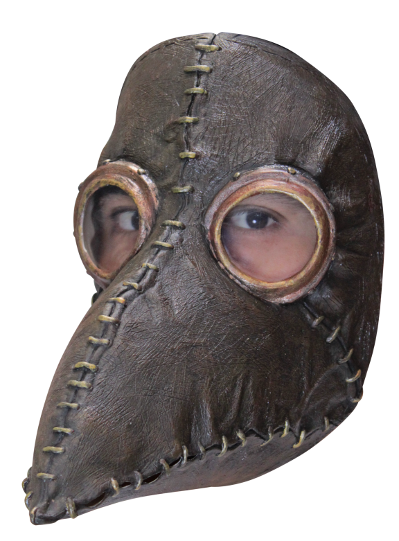 Volledig Hoofdmasker - Plague Doctor Steampunk / One-size