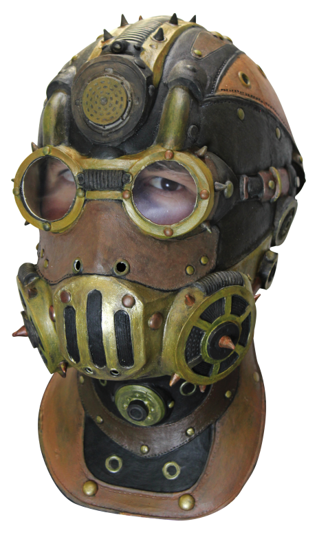 Volledig Hoofdmasker - Baron Steampunk / One-size