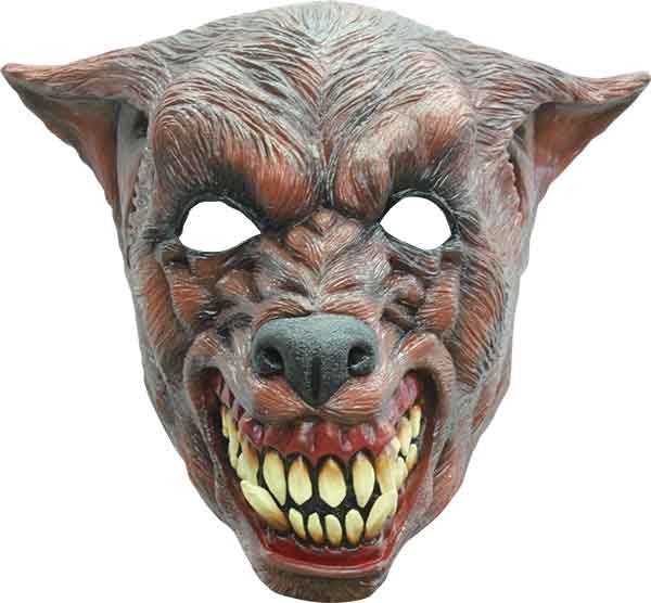 Volledig Hoofdmasker - Brown Wolf 2 / One-size