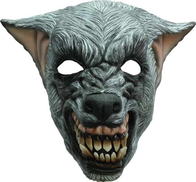 Volledig Hoofdmasker - Wolf Silver / One-size