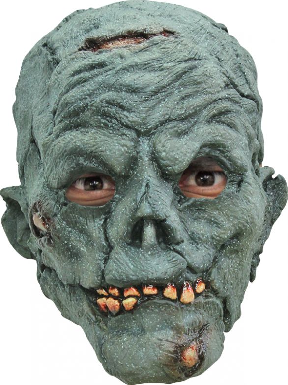 Volledig Hoofdmasker - Zombie Grey / One-size