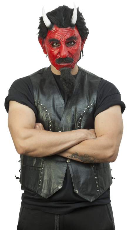 Gezichtsmasker met haar - Hells Motor / One-size