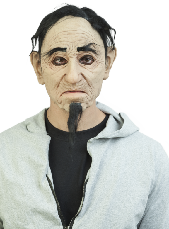 Volledig Hoofdmasker met haar - Old Hooligan / One-size
