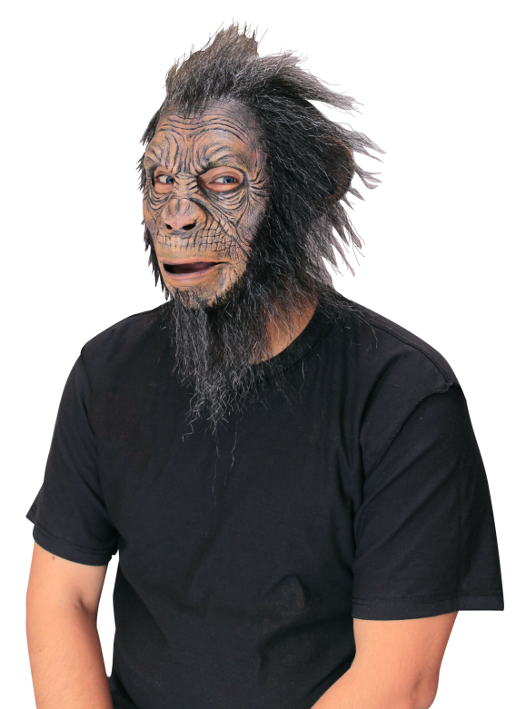 Gezichtsmasker met haar - Blake Hairy Ape / One-size