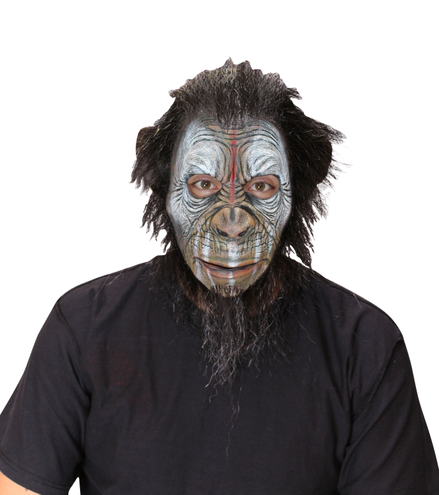 Gezichtsmasker met haar - Blake War Ape / One-size