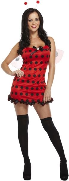 ADULT SEXY LADY BUG one size (ECONOMY) / 3XL