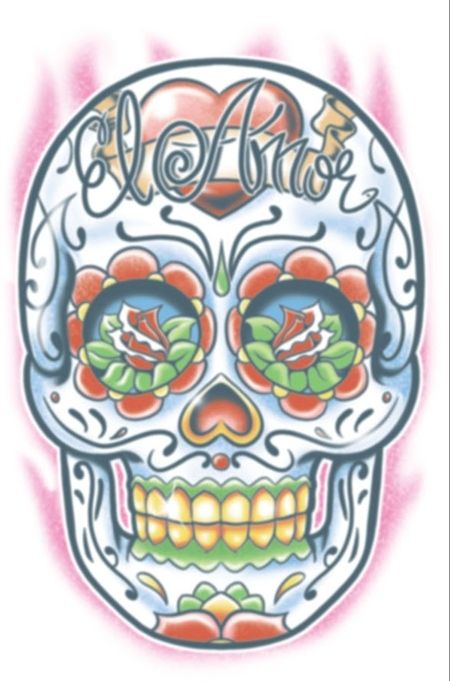 Day Of The Dead Tattoos  - El Amor