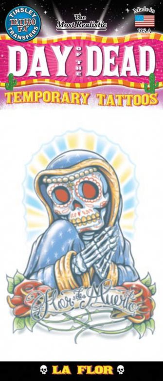 Day Of The Dead Tattoo La Flor