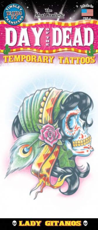 Day Of The Dead Tattoo Lady Gitanos