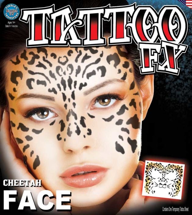 Kostuum Gezichtskit - Cheetah Gezicht