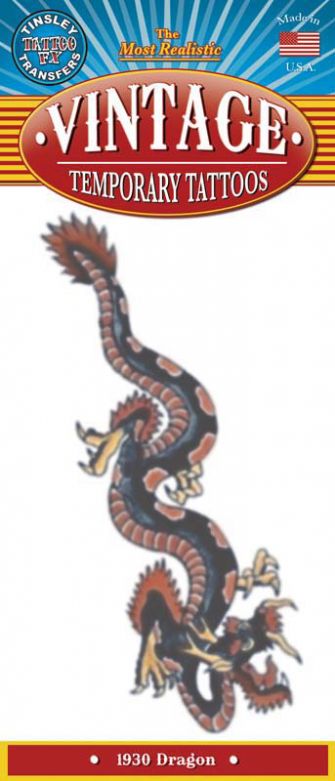 Vintage Tattoos - Draak 1930