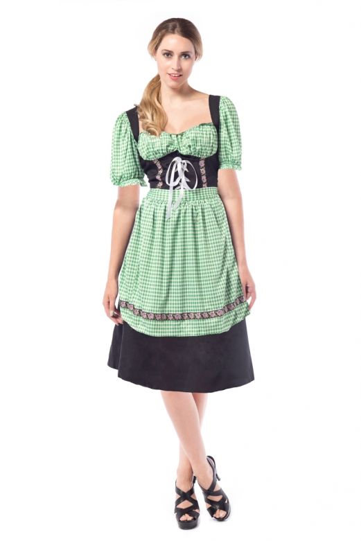 Dirndl Hannah Black/Green